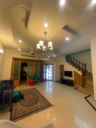 10 Marla Fully Furnished Facing Park House For Rent