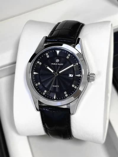 Pablo Raez Men’s Luxury Black Watch | Premium Quartz