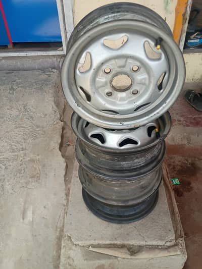 4 Stepney for sell size 13, for suzuki khyber, cultus ETC.