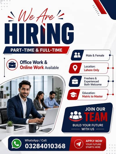 PART TIME WORK AVAILABLE FOR MALES AND FEMALES