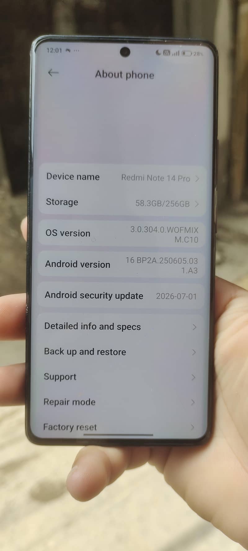 Redmi note 14 Pro 5