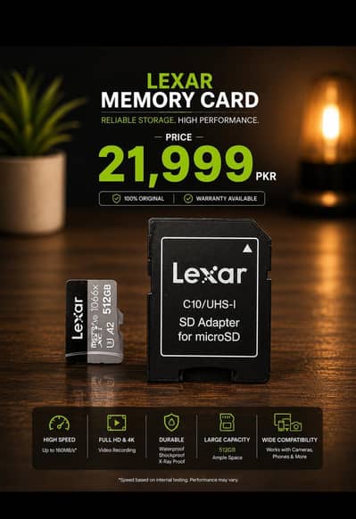lexar512GB Lexar Professional 1066x microSDXC UHS-I Card SILVER Series
