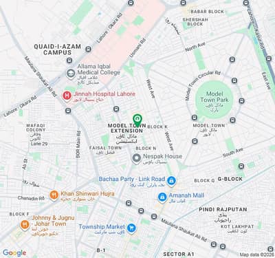 10 Marla Single story House for sale in Model Town Extension Lahore.