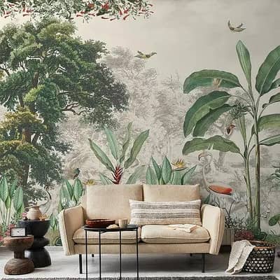 3D Wallpaper | Customised Wall | Canvas Sheet | Murel Design