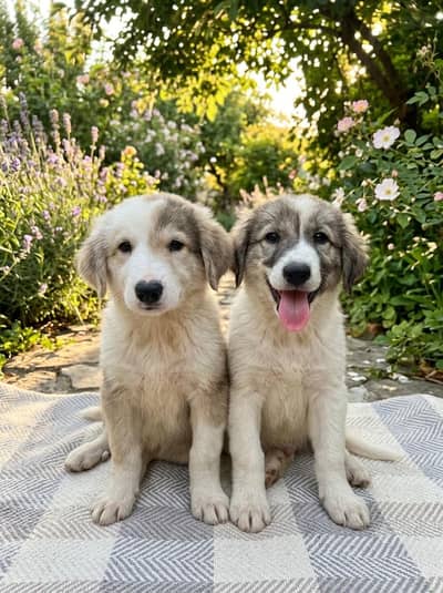 Afghan Shepherd Puppies Male & Female Pair | Vaccinated | Karachi