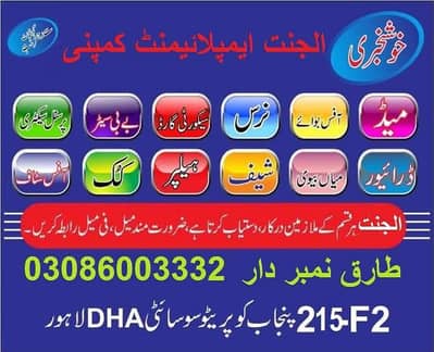 03086003332الجنت اپلائمنٹ کمپنی