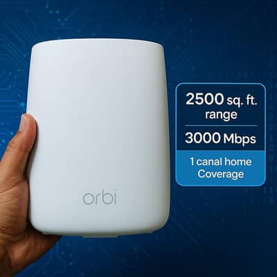 Netgear Orbi RBR50 Tri-Band WiFi Router - High Performance