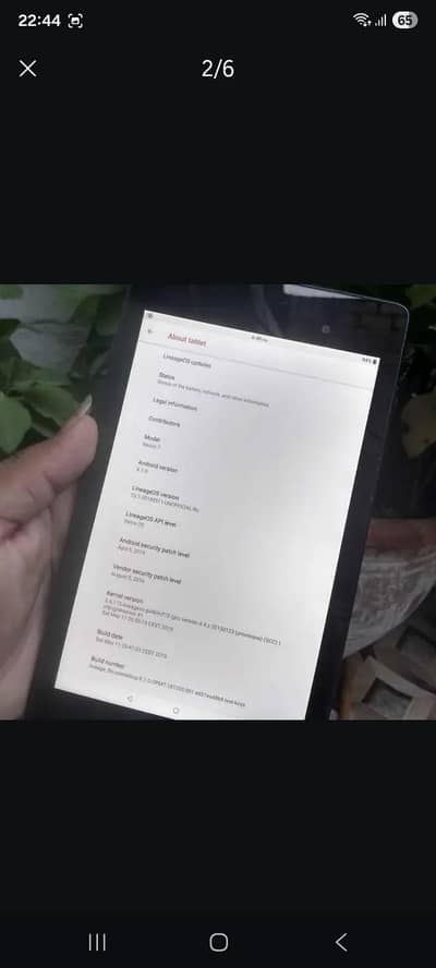 Asus nexus 7 tablet 2/16 andriod 8 only tablet
