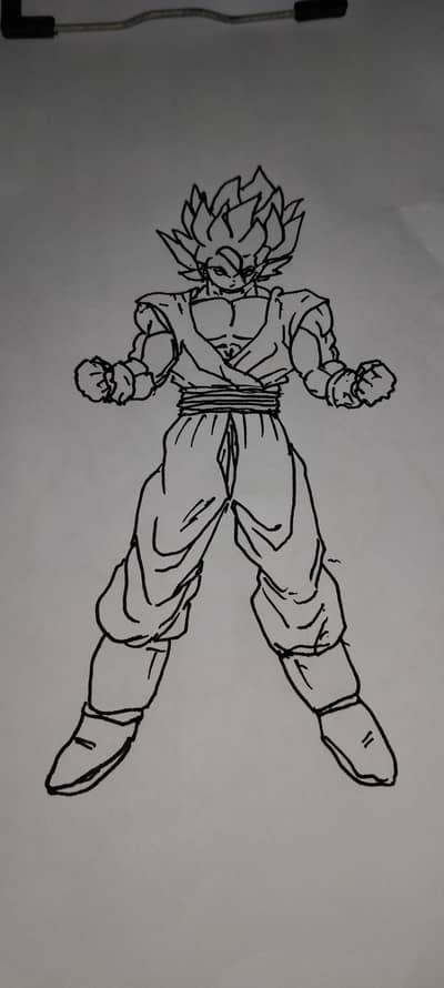 Goku super saiyan drawing