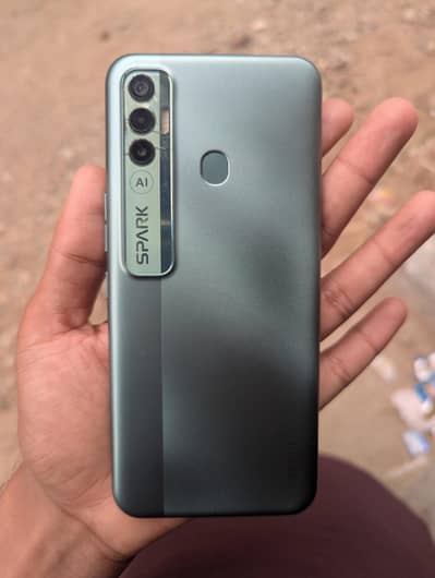 Tecno Spark 7pro 4/64 box charger cover all Ok Sealed Phone