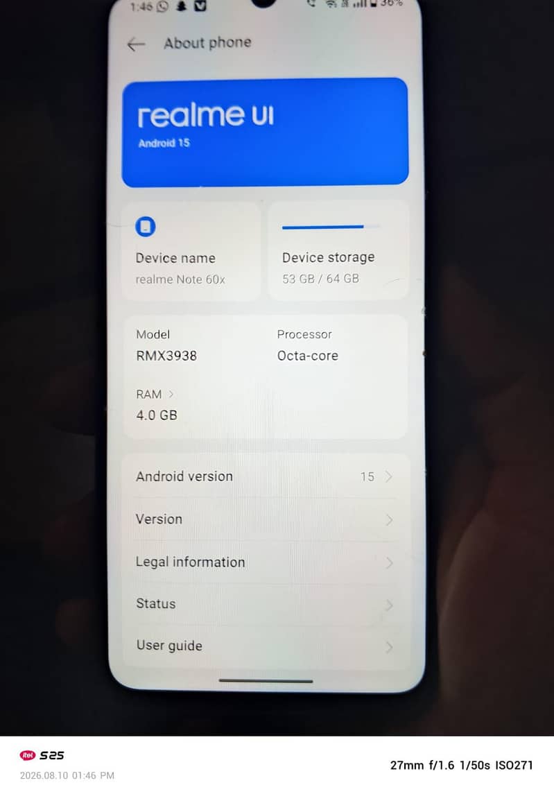 Realme Note 60x 5