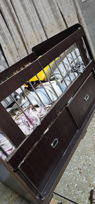 wooden baby cot. . . good condition
