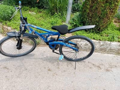 Blue Bicycle in Good Condition