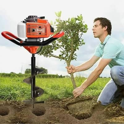 EARTH AUGER MACHINE / POST HOLE DIGGER / PLANTING MACHINE