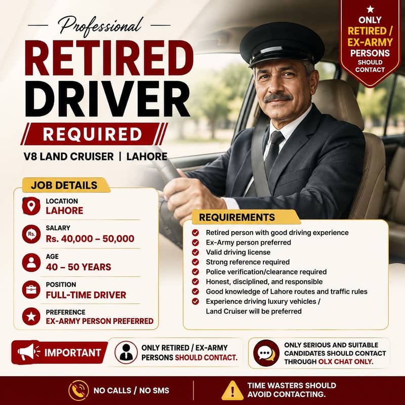Driver Required 0