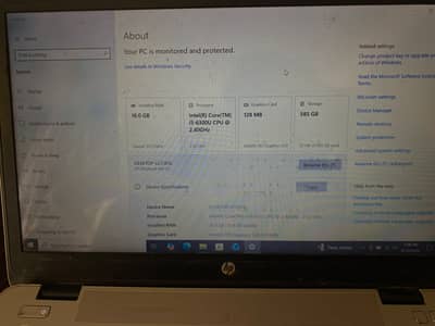 HP elitebook 840 G3 16 gb ram 128 GB ssd core i5 6th generation