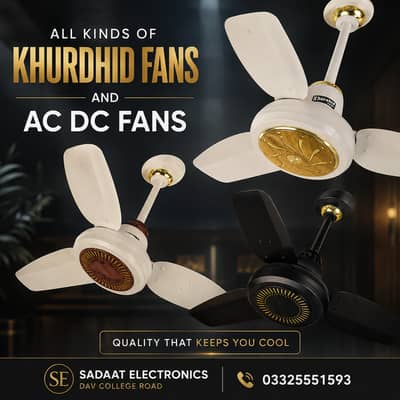 AC-DC Fans / Solar Fans / Ceiling Fan / Solar-Fans