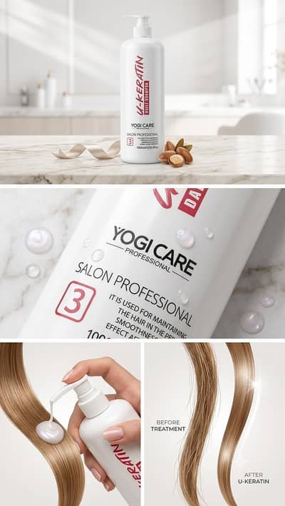 Yogi Care U-Keratin Daily Shampoo 1000ml – Post Treatment Care