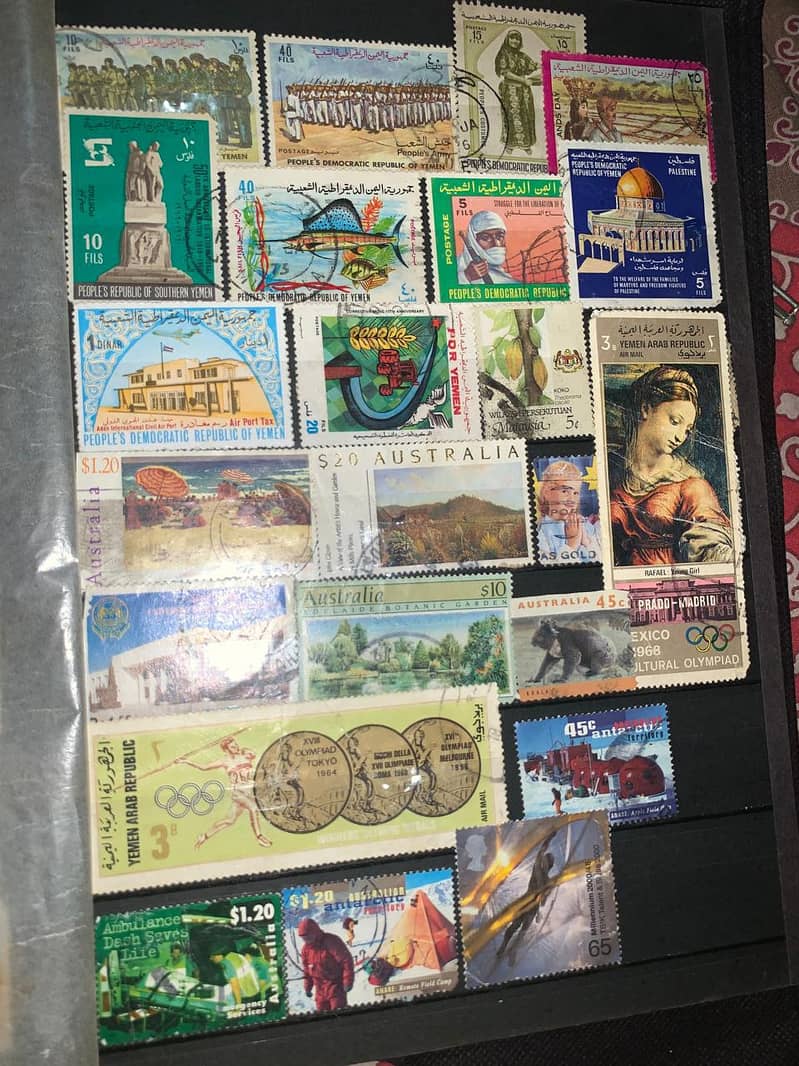 Massive Vintage Global Stamp Album – 50+ Countries & Rare Historical 5