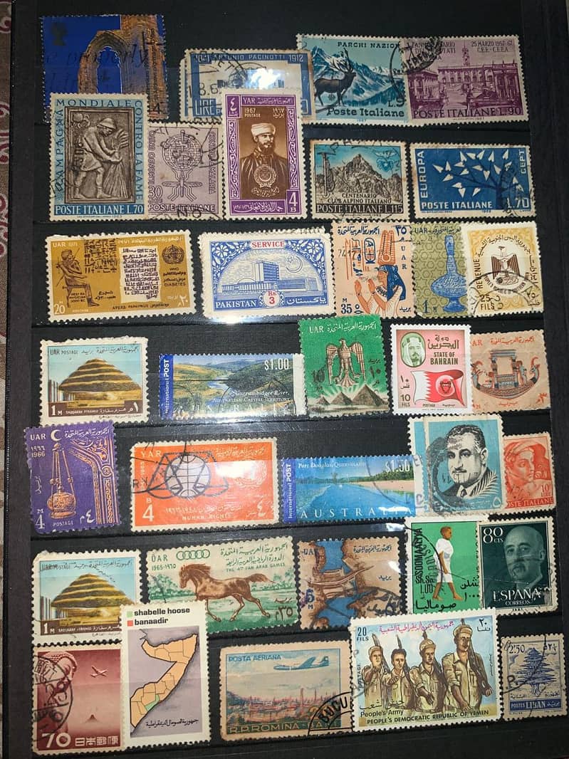 Massive Vintage Global Stamp Album – 50+ Countries & Rare Historical 6