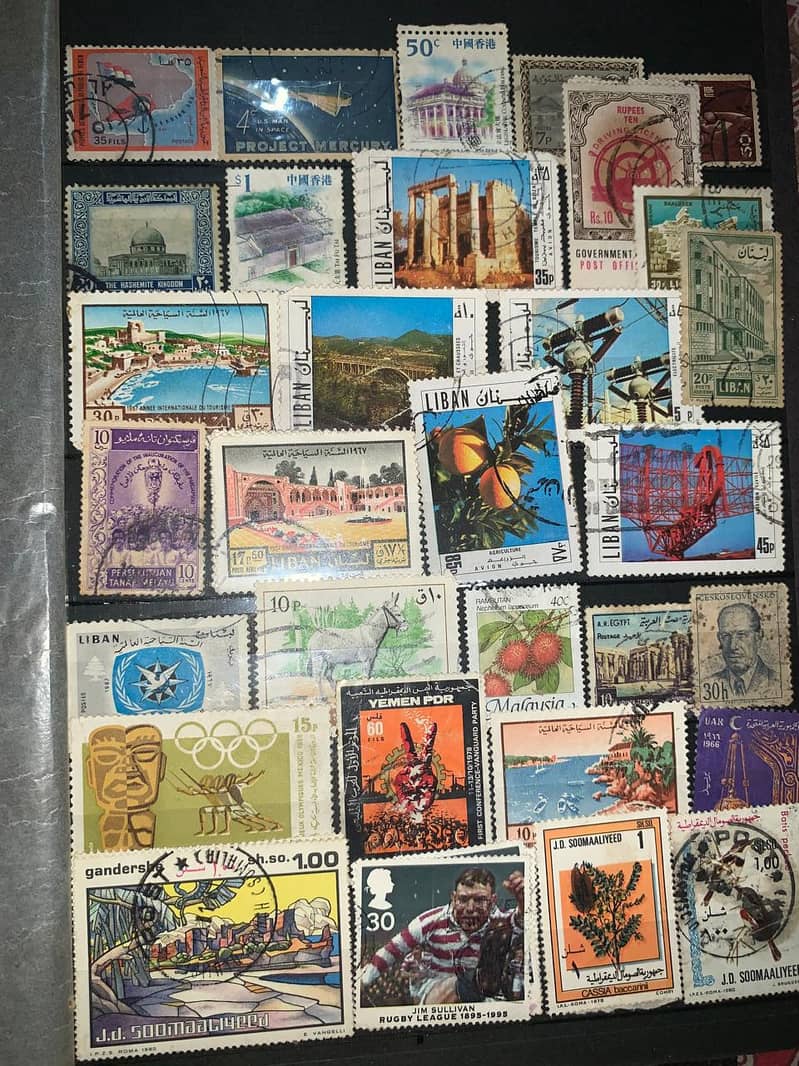Massive Vintage Global Stamp Album – 50+ Countries & Rare Historical 7
