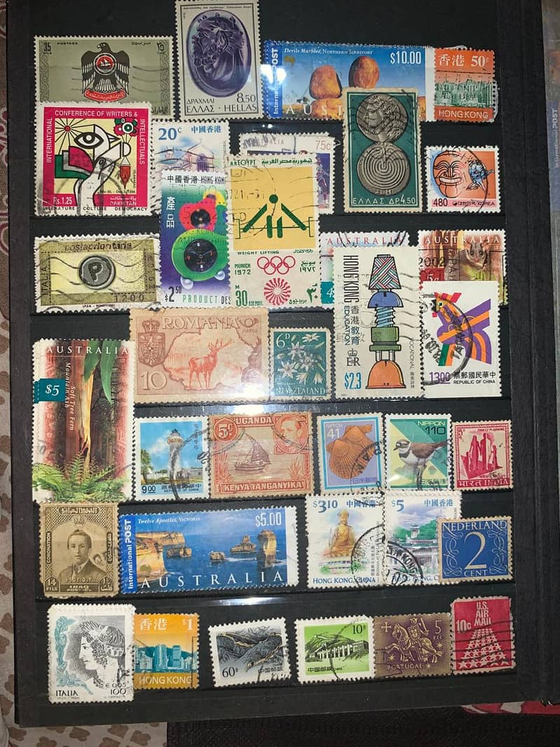 Massive Vintage Global Stamp Album – 50+ Countries & Rare Historical 8