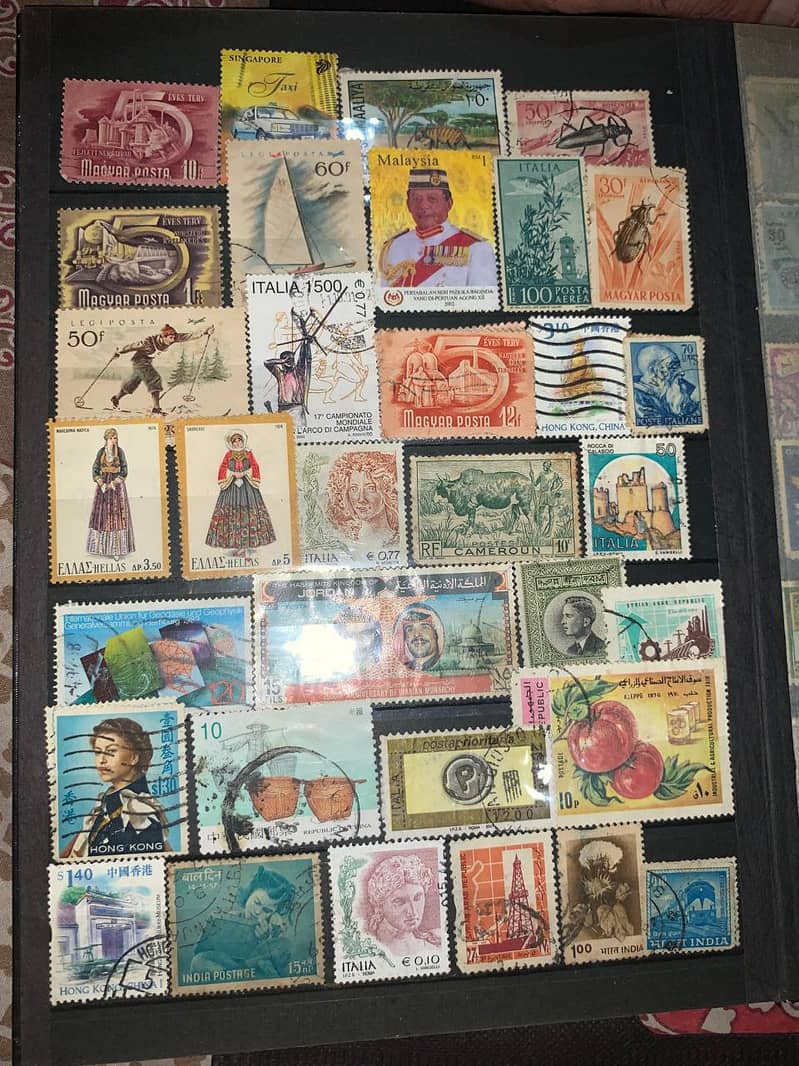 Massive Vintage Global Stamp Album – 50+ Countries & Rare Historical 9