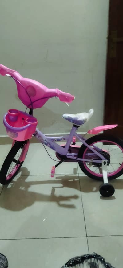 pink Barbie cycle