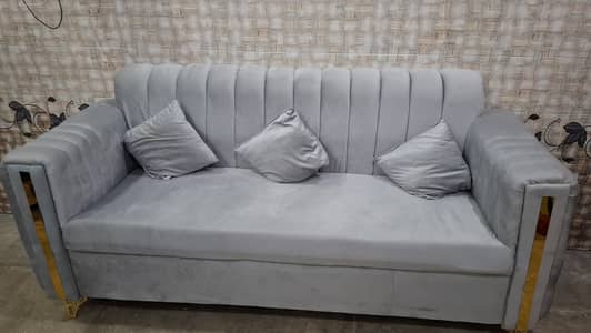 Original Wood Sofa 3 Seater set for sale