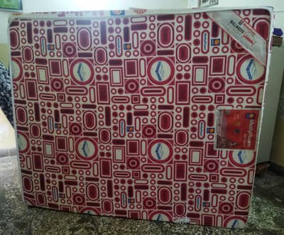 Master MoltyFoam Double Bed Mattress - Red & White