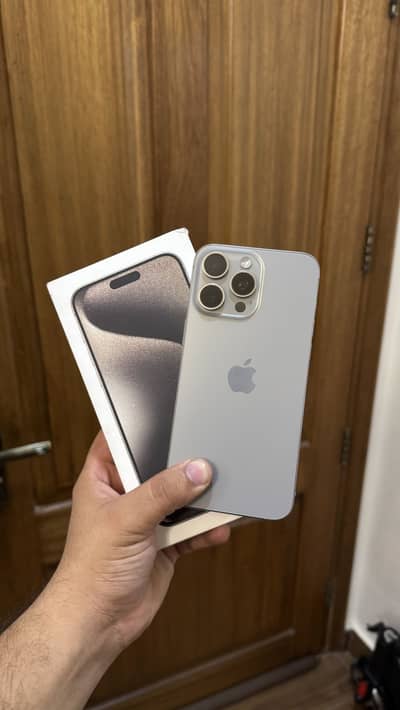 Apple iPhone 15 Pro Max HK 256GB 100% BH WATERPACK PTA APPROVED
