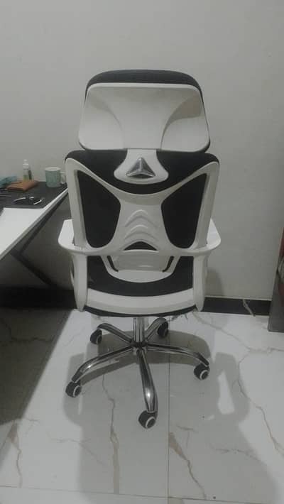 revolving steal base chair