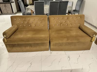 Used 6 Seater Sofa Set –Good Condition | Comfortable & Well Maintained