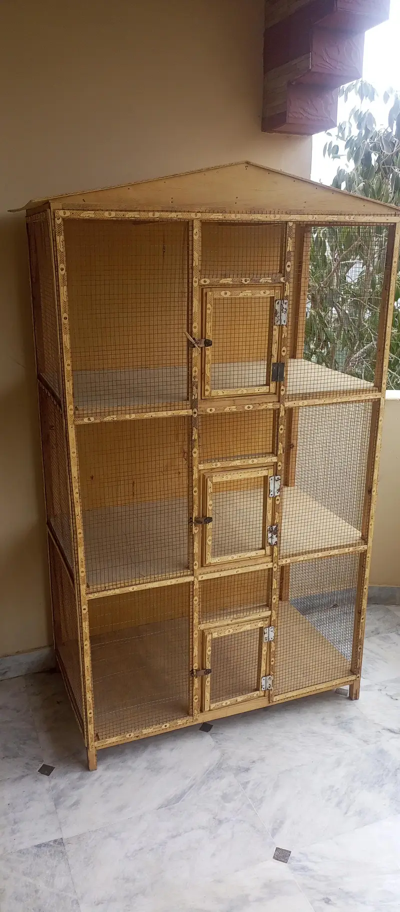 Brand New Made To Order Birds Wooden Cage. — photo 2