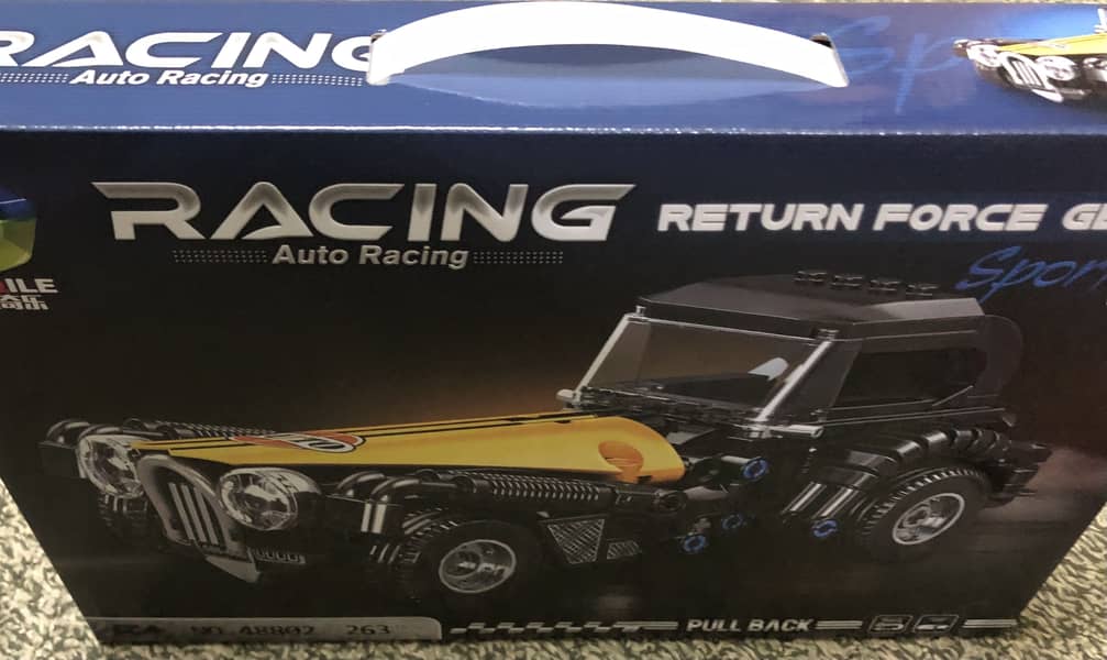 Technic pullback hotrod car lego/lepin 3