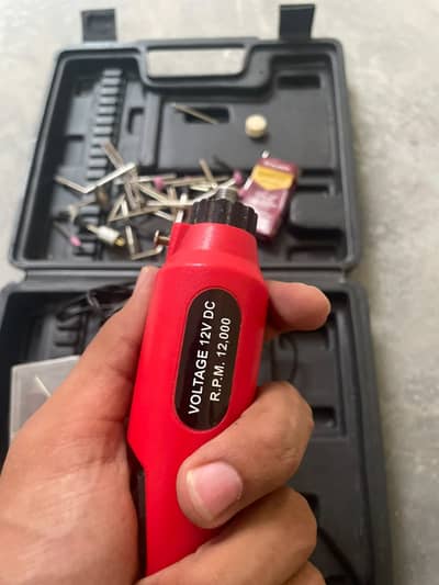 12V Grinder Available with Complete Set
