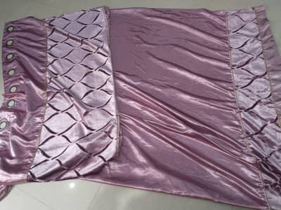 3 piece silk curtains