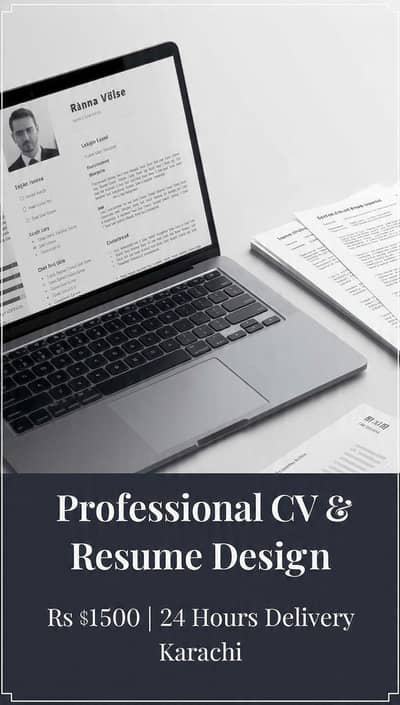 Professional CV & Resume Design | 24 Hours Delivery Rs 1500