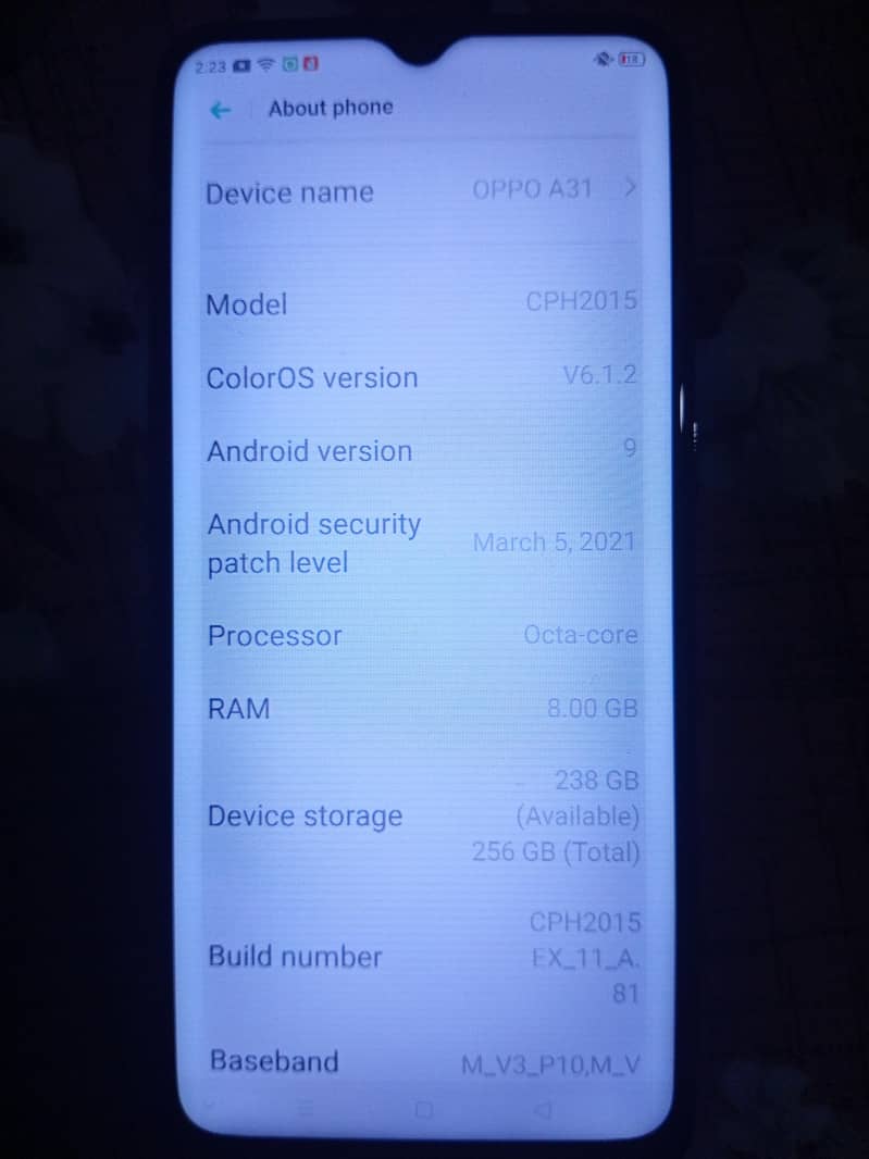 OPPO A31 5