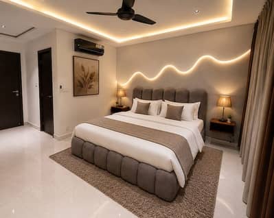 1 Bedroom Luxury Furnished Apartment is Available for Rent in Bahria Town Lahore
