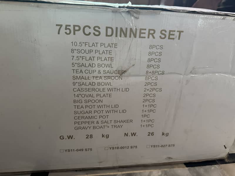 Imported Dinner set 1