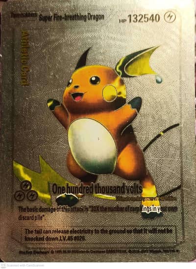 ultimate Charizard VMAX , super Raichu three evelutions