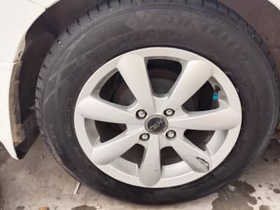 Rims +tyre 15 inch 195/65 Dunlop