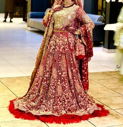 Designer bridal mehnga