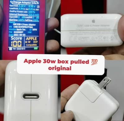 Apple Original PD Charger 17 16 15 Pro Max Air plus iphone Adapter 30W