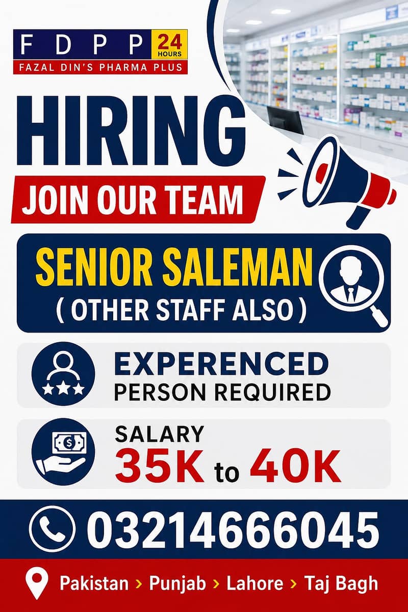 Salesman Required | Urgent Hiring|Male Jobs 0