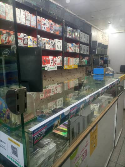 running Mobil shop for sale chaklala scheme 3 commercial market