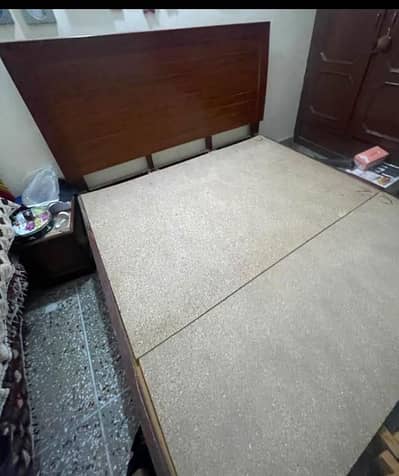 Double bed with matress