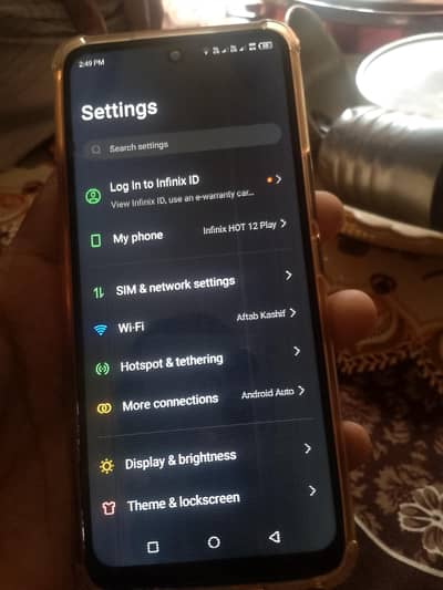 infinix hot 12 play 4+3/64 only phone