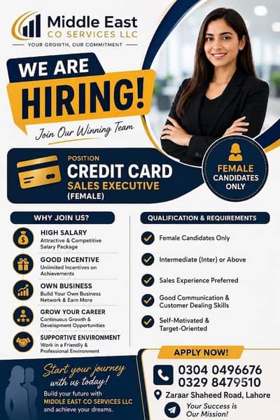 CUSTOMER SALES REPRESENTATIVE/ JOB AVAILABLE/ JOB/ FEMALE STAFF/HIRING